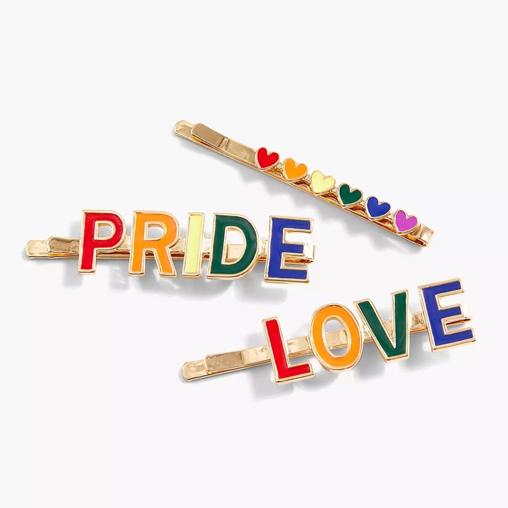 Pride Themed 3 pack of Bobby Pins